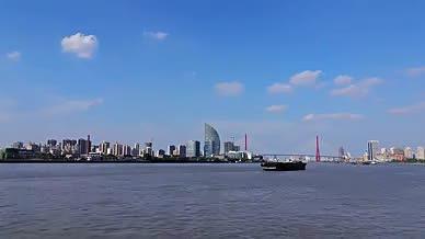 上海杨浦大桥延时拍摄视频的预览图